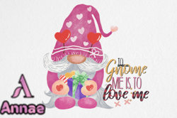 Gnome Valentine Sublimation Design 16