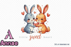 Little Sweet Heart  Valentines Day PNG Design 117