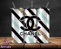 chanell  tumbler wrap, chanel tumbler png, chanel logo, luxury tumbler wraps, logo fashion design 96