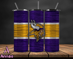 Minnesota Vikings NFL Logo, NFL Tumbler Png , NFL Teams, NFL Tumbler Wrap Design 03