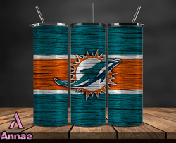 Miami Dolphins NFL Logo, NFL Tumbler Png , NFL Teams, NFL Tumbler Wrap Design 25