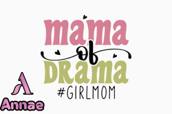 Mama of Drama Mom Funny Retro Design 237