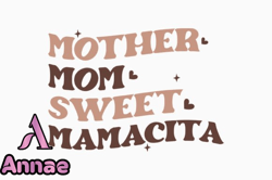 Mother Mom Sweet Retro Mothers Day SVG Design 312