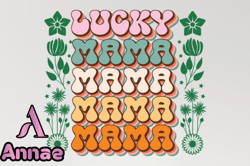 Lucky Mama Mothers Day SVG Sublimation Design229