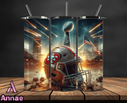 San Francisco 49ers Super Bowl Tumbler Png, Super Bowl 2024 Tumbler Wrap 55