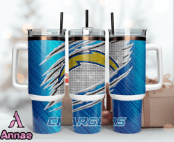 Los Angeles Chargers Tumbler 40oz Png, 40oz Tumler Png 47 by Annae Store