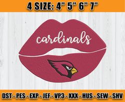 Cardinals Embroidery, NFL Cardinals Embroidery, NFL Machine Embroidery Digital, 4 sizes Machine Emb Files - 04 - Annae