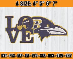 Ravens Embroidery, NFL Ravens Embroidery, NFL Machine Embroidery Digital, 4 sizes Machine Emb Files -20