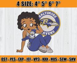 Ravens Embroidery, NFL Ravens Embroidery, NFL Machine Embroidery Digital, 4 sizes Machine Emb Files -27