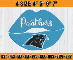 Panthers Embroidery, Peace Love Panthers, NFL Machine Embroidery Digital, 4 sizes Machine Emb Files -14