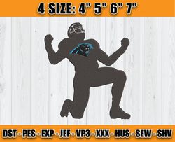 Panthers Embroidery, Embroidery, NFL Machine Embroidery Digital, 4 sizes Machine Emb Files -18