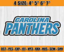 Panthers Embroidery, Embroidery, NFL Machine Embroidery Digital, 4 sizes Machine Emb Files -23