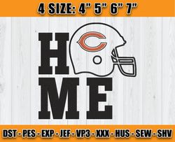 Chicago Bears Embroidery, NFL Chicago Bears Embroidery, NFL Machine Embroidery Digital, 4 sizes Machine Emb Files - 17 A