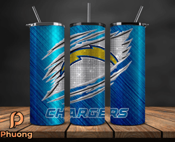 Los Angeles Chargers Tumbler Wraps ,Chargers Logo, Nfl Tumbler Png 82