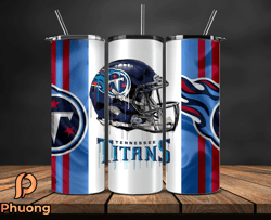 Tennessee Titans Tumbler Wrap, NFL Logo Tumbler Png, NFL Design Png-19
