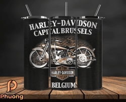 Harley Tumbler Wrap,Harley Davidson PNG, Harley Davidson Logo, Design by Phuong 16