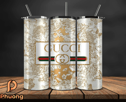 Gucci Tumbler Wrap, Gucci  Tumbler Png, Gucci  Logo, Luxury Tumbler Wraps, Logo Fashion  Design by Phuong 138
