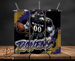 Baltimore Ravens Tumbler Wrap, Nfl Teams,Nfl Logo football, Logo Tumbler PNG Design by PrimePrex 03