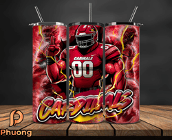Arizona Cardinals Tumbler Wrap, NFL Logo Tumbler Png, Nfl Sports, NFL Design Png by PrimePrex-01