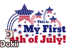 This is My First 4th of July Design 154