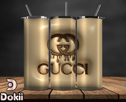 Gucci Tumbler Wrap, Logo LV 3d Inflatable, Fashion Patterns, Logo Fashion Tumbler -12 by dokii