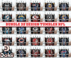 Bundle 32 Design NFL Tumbler 40oz Png, 40oz Tumler Png 97 by dokii shop