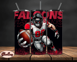 Atlanta Falcons NFL Tumbler Wraps, Tumbler Wrap Png, Football Png, Logo NFL Team, Tumbler Design 02