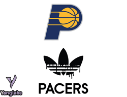 Indiana Pacers PNG, Adidas NBA PNG, Basketball Team PNG,  NBA Teams PNG ,  NBA Logo Design 04