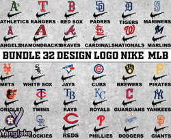 SVG 32 design logo Nike MLB, MLB Logo, MLB Logo Team, MLB Png, MLB Tumbler, MLB Design 12