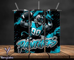 Carolina Panthers Tumbler Wrap, Nfl Teams,Nfl Logo football, Logo Tumbler PNG Design 05