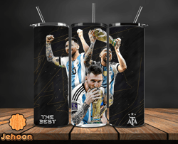 Lionel  Messi Tumbler Wrap ,Messi Skinny Tumbler Wrap PNG, Design by  Yanglake Store  44