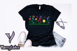 Vintage Botanical Flower T Shirt Design Design 189