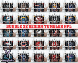 Bundle 32 Design NFL Tumbler 40oz Png, 40oz Tumler Png 97 by Yanglake st