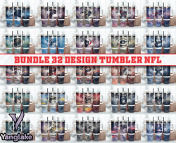 Bundle 32 Design Tumbler NFL 40oz Png, 40oz Tumler Png 99 by Yanglake Shop