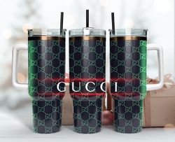 Gucci Tumbler Wrap, Gucci Logo, Luxury Tumbler 40oz Tumbler Wrap D132 by Lipinski