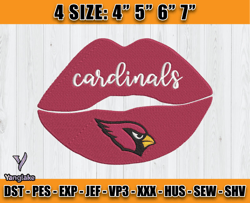 Cardinals Embroidery, NFL Cardinals Embroidery, NFL Machine Embroidery Digital, 4 sizes Machine Emb Files - 04 - Yanglak