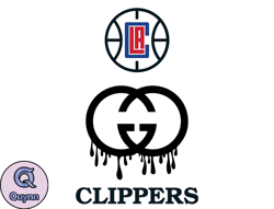 Los Angeles Clippers PNG, Gucci NBA PNG, Basketball Team PNG,  NBA Teams PNG ,  NBA Logo  Design 105