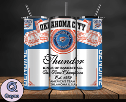 Oklahoma City Thunder Tumbler Wrap, Basketball Design,NBA Teams,NBA Sports,Nba Tumbler Wrap,NBA DS-42