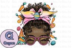 About Easter Day Messy Bun Black SkinDesign 33
