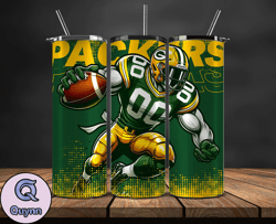 Green Bay Packers NFL Tumbler Wraps, Tumbler Wrap Png, Football Png, Logo NFL Team, Tumbler Design by Quynn Store 12