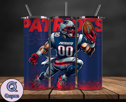 New England Patriots NFL Tumbler Wraps, Tumbler Wrap Png, Football Png, Logo NFL Team, Tumbler Design by Quynn Store 22