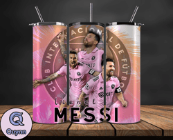 Lionel  Messi Tumbler Wrap ,Messi Skinny Tumbler Wrap PNG, Design by Quynn Store 08