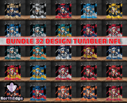 Bundle 32 Design NFL Teams, Bundle  Sonic Design, NFL Logo, NFL Tumbler Bundle Png , All Teams NFL,  Design by Yummi Sto