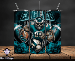 Philadelphia Eagles Tumbler Wrap, Football Wraps, Logo Football PNG, Logo NFL PNG, All Football Team PNG by NorthEdge -