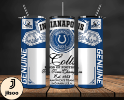 Indianapolis Colts Tumbler Wrap,Vintage Budweise Tumbler Wrap 47