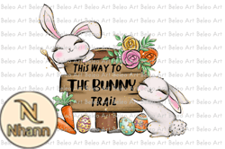 This Way to the Bunny Trail SublimationDesign 36