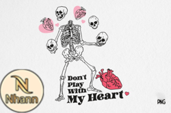 Skeleton Valentines Quote Sublimation Design 26