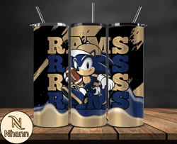 Los Angeles Rams Tumbler Wraps, Sonic Tumbler Wraps, ,Nfl Png,Nfl Teams, Nfl Sports, NFL Design Png, by Nhaan Store 25