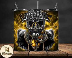 Pittsburgh Steelers Fire Tumbler Wraps, ,Nfl Png,Nfl Teams, Nfl Sports, NFL Design Png by Nhann Design 27