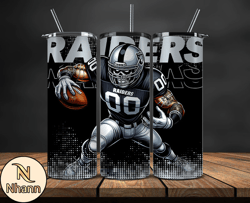 Las Vegas Raiders NFL Tumbler Wraps, Tumbler Wrap Png, Football Png, Logo NFL Team, Tumbler Design by Nhann Store 17